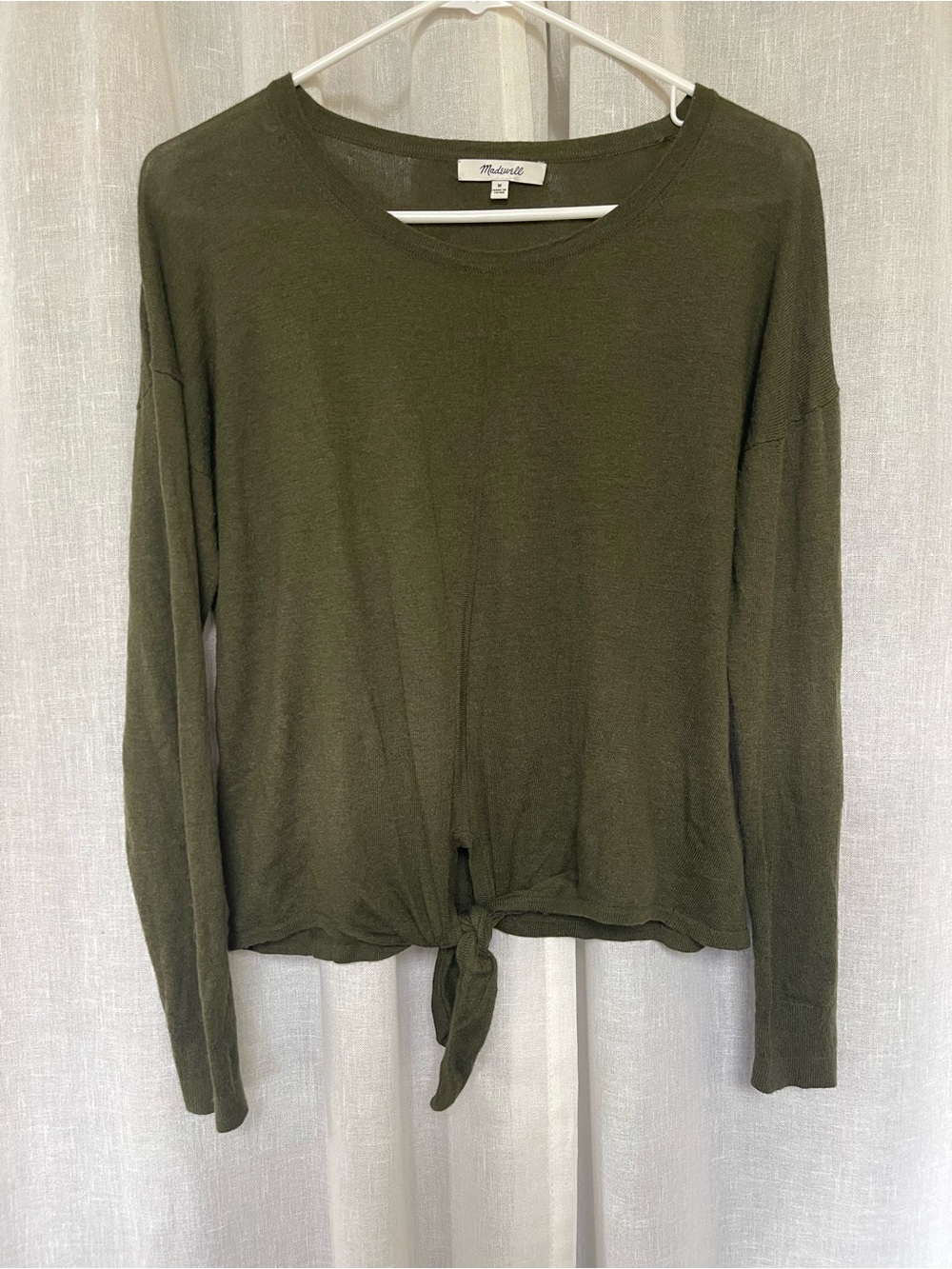 Madewell Lightweight Green Sweater